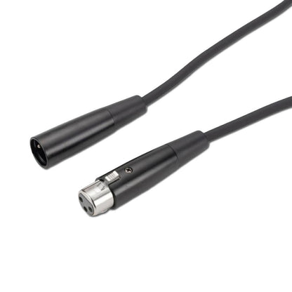 On-Stage 15ft Microphone Cable XLR Male to XLR Female with Nickel Plated Connectors and Velcro Strap — view 2
