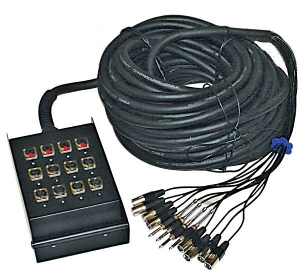 AMS MC164 030 Mtr 20 Channel 16 + 4 Multi Core 16-Xlr/4-Ja