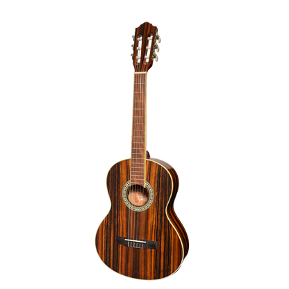 Martinez '51 Series' 3/4 Size Electric Classical Guitar with Built-in Tuner Amara Gloss Finish