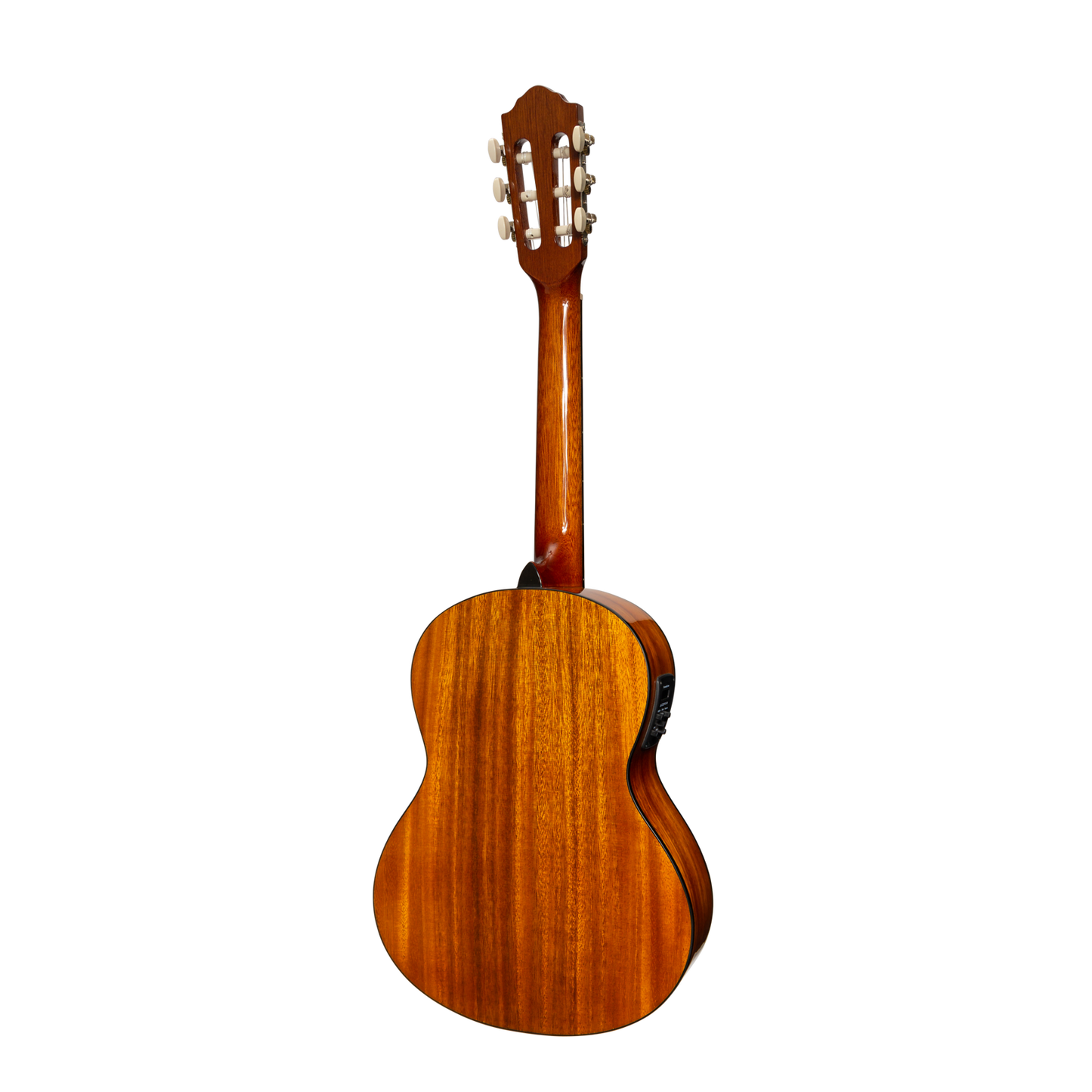 Martinez '51 Series' 3/4 Size Electric Classical Guitar with Tuner Koa Gloss MC34-51GPT-KOA — view 2