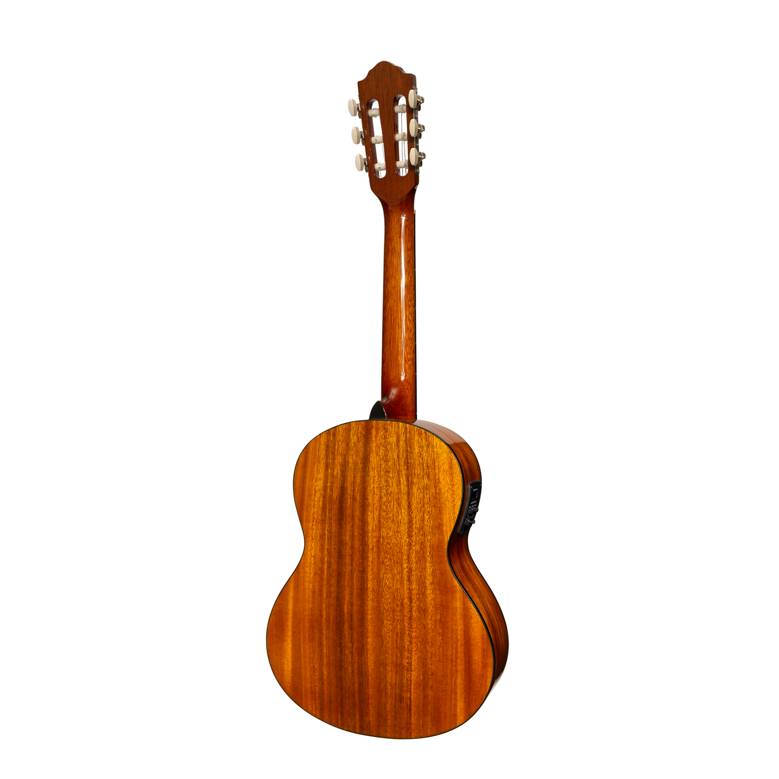 Martinez '51 Series' 3/4 Size Electric Classical Guitar with Tuner Koa Gloss MC34-51GPT-KOA — view 2