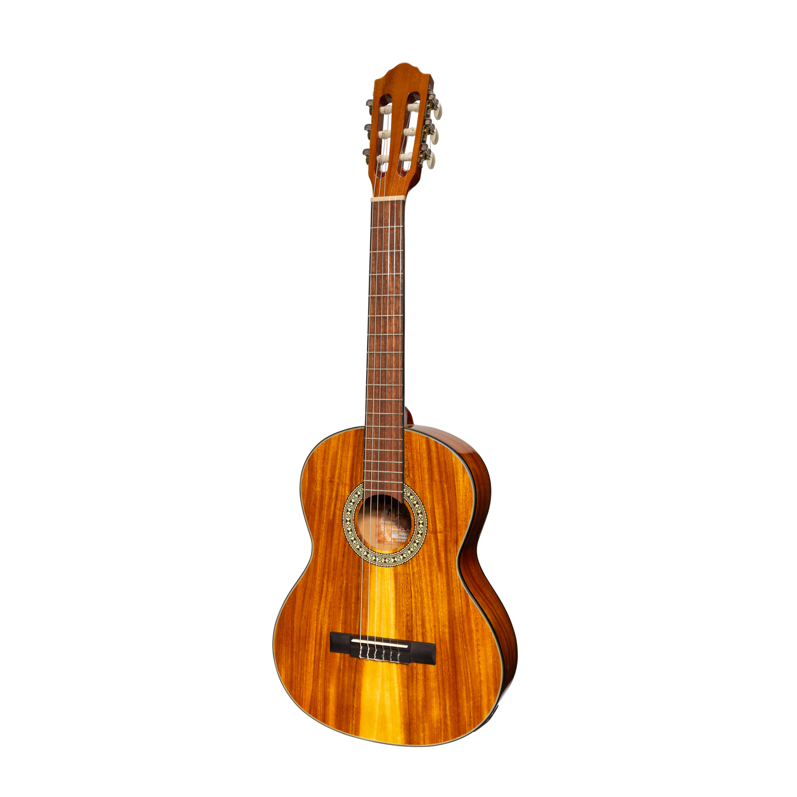 Martinez '51 Series' 3/4 Size Electric Classical Guitar with Tuner Koa Gloss MC34-51GPT-KOA