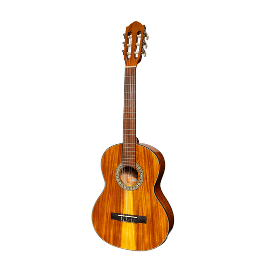 Martinez '51 Series' 3/4 Size Electric Classical Guitar with Tuner Koa Gloss MC34-51GPT-KOA