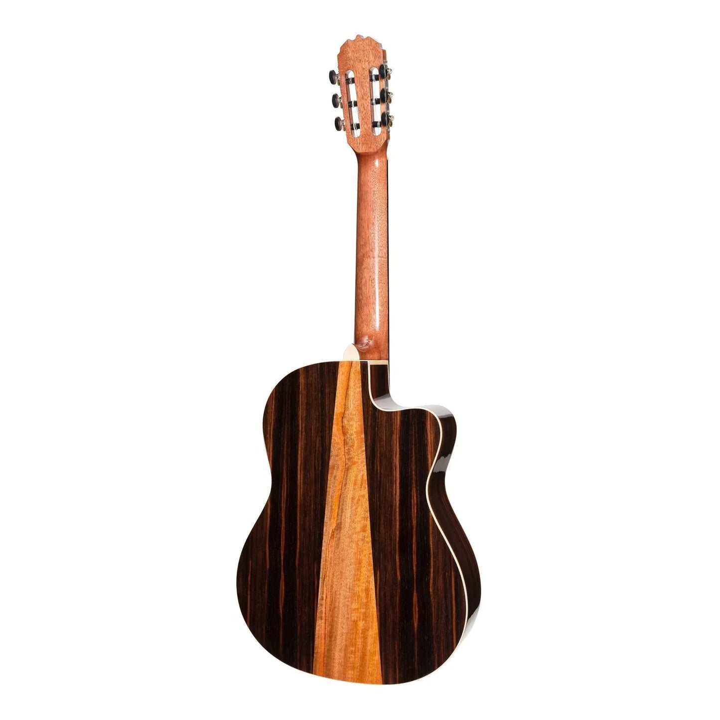 Martinez Southern Star Series Left Handed Solid Top Acoustic-Electric Classical Cutaway Guitar Natural Gloss MCPC-7CL-NGL — view 2
