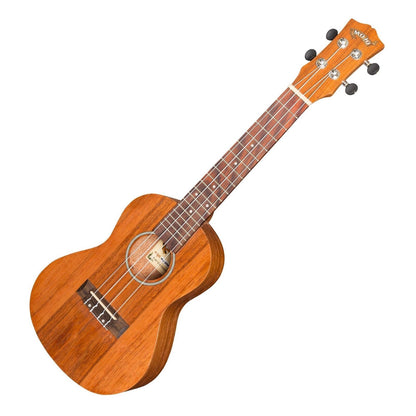 Mojo B80 Series All Bubinga Concert Ukulele Natural Satin, Electric, 4 String, Right Handed, Aquila Strings, 18 Frets, 1 Year Warranty — view 3
