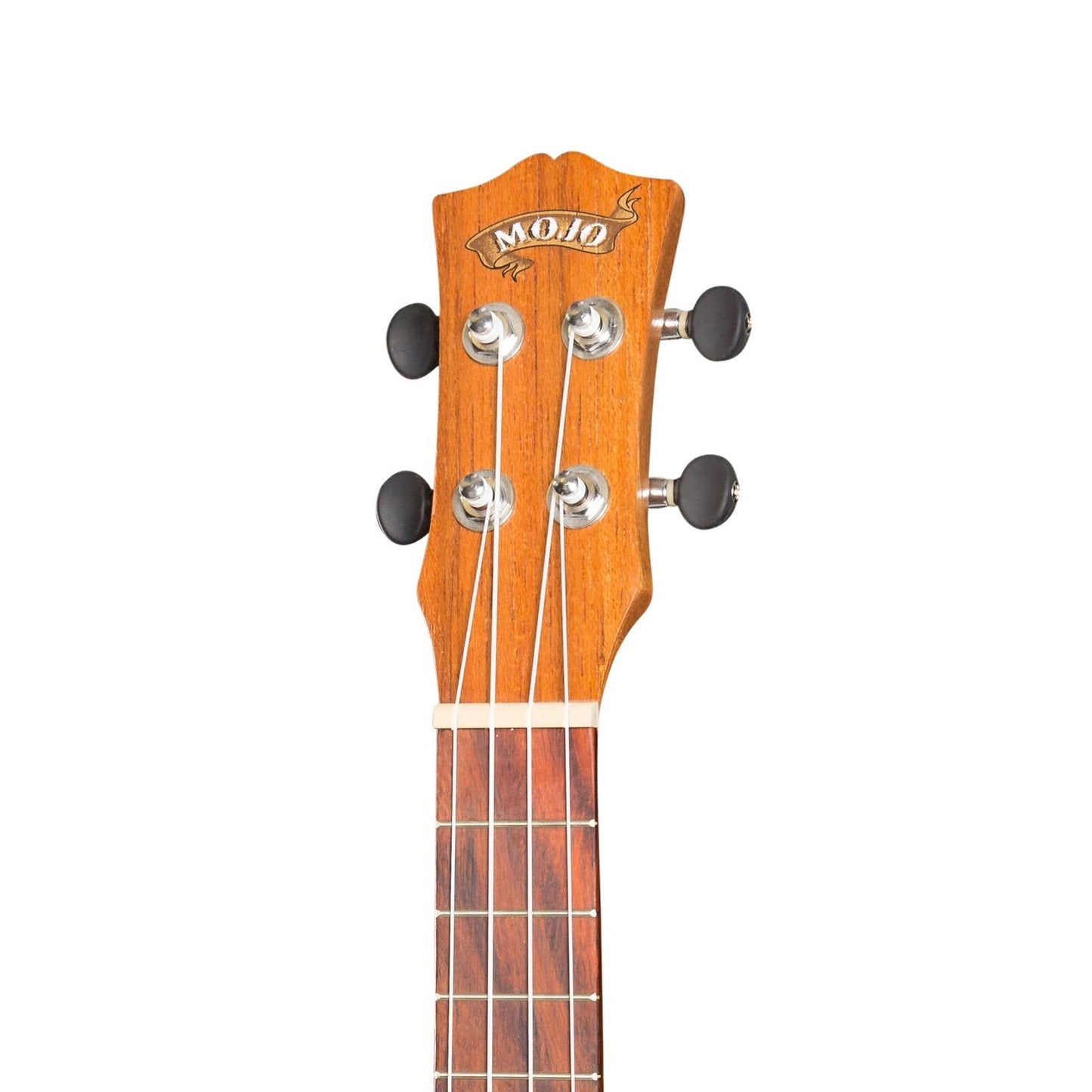 Mojo B80 Series All Bubinga Concert Ukulele Natural Satin, Electric, 4 String, Right Handed, Aquila Strings, 18 Frets, 1 Year Warranty — view 6