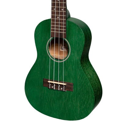 Mojo Colour Series Concert Ukulele Green MCU-C66-TGR 4-String Meranti/Nato Rosewood Bridge/Fingerboard 18 Frets 610mm Length — view 4