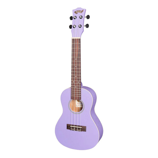 Mojo Colour Series Concert Ukulele - Purple - Model MCU-C66-PUR - 4 String - Meranti & Nato Construction - Right Handed