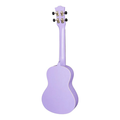 Mojo Colour Series Concert Ukulele - Purple - Model MCU-C66-PUR - 4 String - Meranti & Nato Construction - Right Handed — view 2