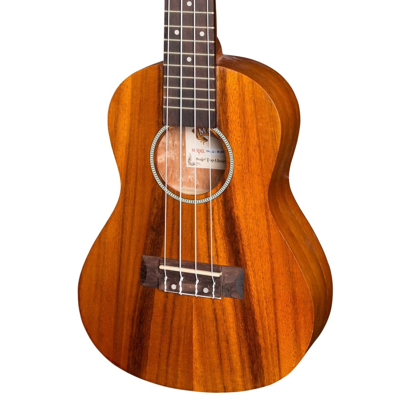 Mojo K20 Series All Koa Concert Ukulele Natural Satin MCU-K20-NST — view 4
