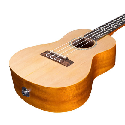 Mojo SA30 Series Spruce Top Acacia Back Electric Concert Ukulele Natural Satin — view 6