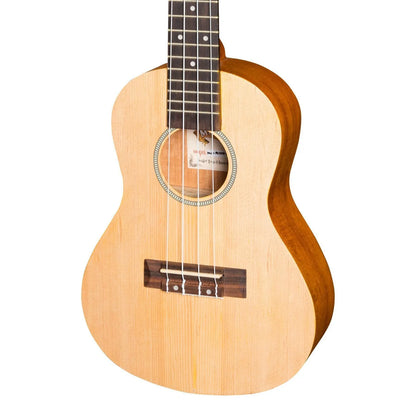 Mojo SA30 Series Spruce Top Acacia Back Electric Concert Ukulele Natural Satin — view 4