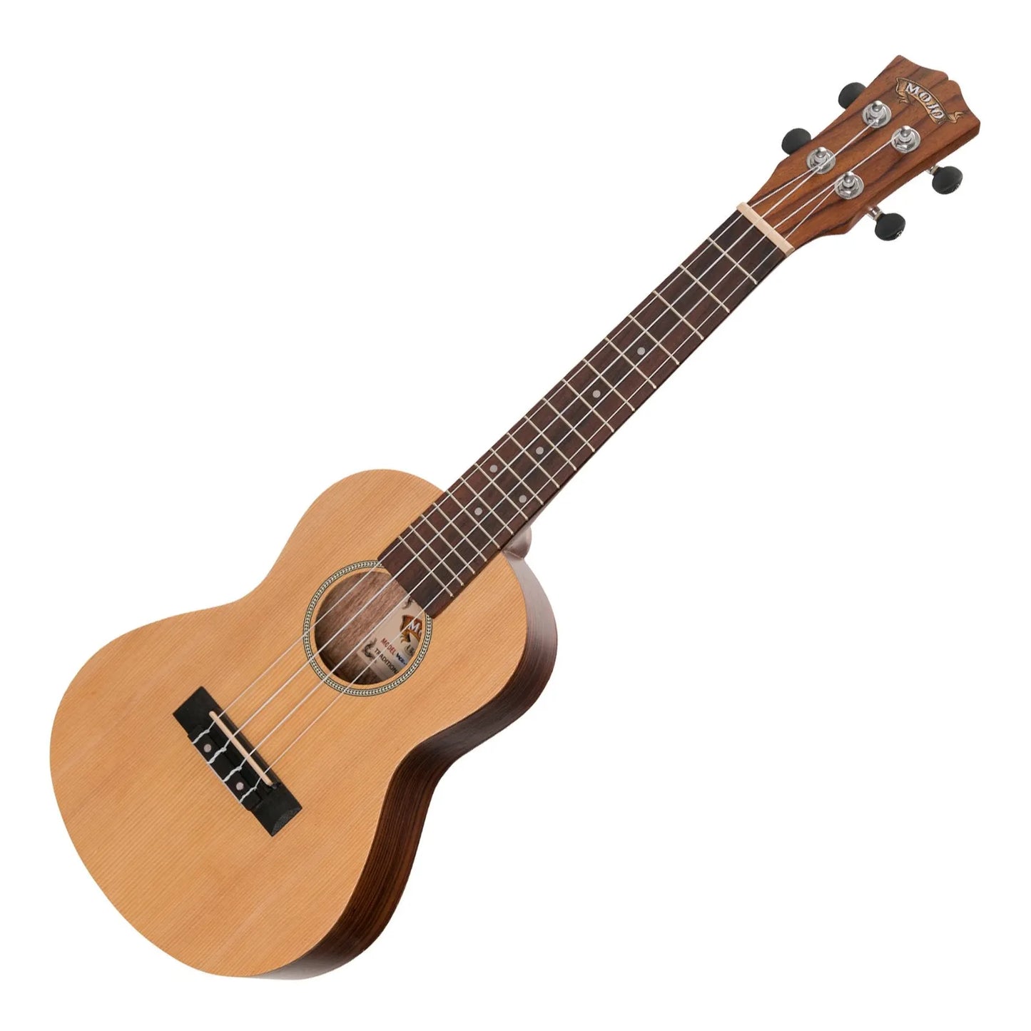 Mojo SZ40 Series Electric Concert Ukulele with Spruce Top and Rosewood Back & Sides - Natural Satin Finish — view 3