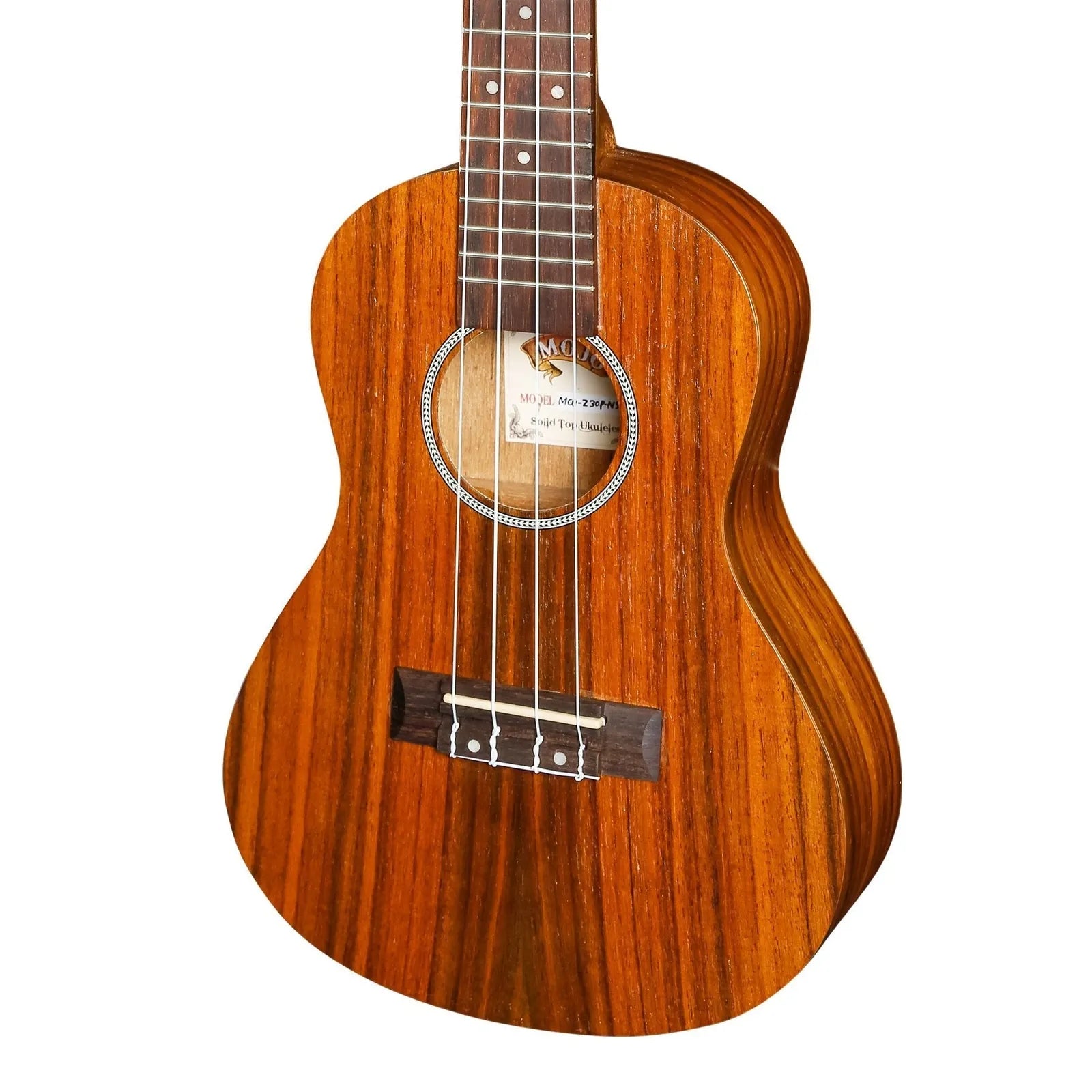 Mojo Z40 Series All Rosewood Electric Concert Ukulele Natural Satin — view 4