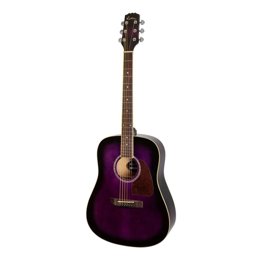Martinez Beginner Dreadnought Acoustic Guitar (Plumburst)