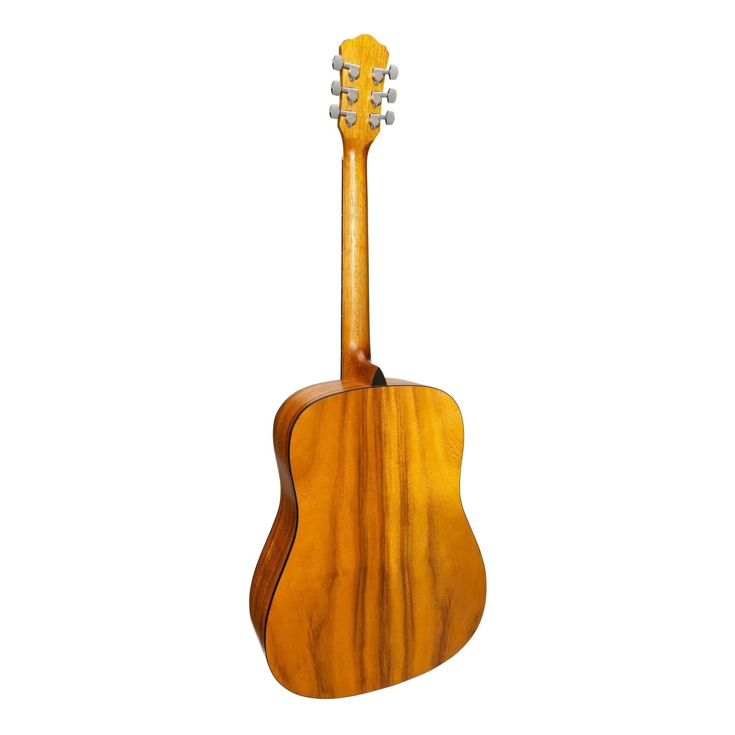 Martinez MD-41L-SK Left Handed Dreadnought Acoustic Guitar Natural Satin Spruce/Koa — view 2