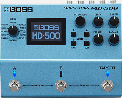 BOSS MD-500 Modulation Effects Processor - 28 Algorithms, Advanced Programming, 500 Series