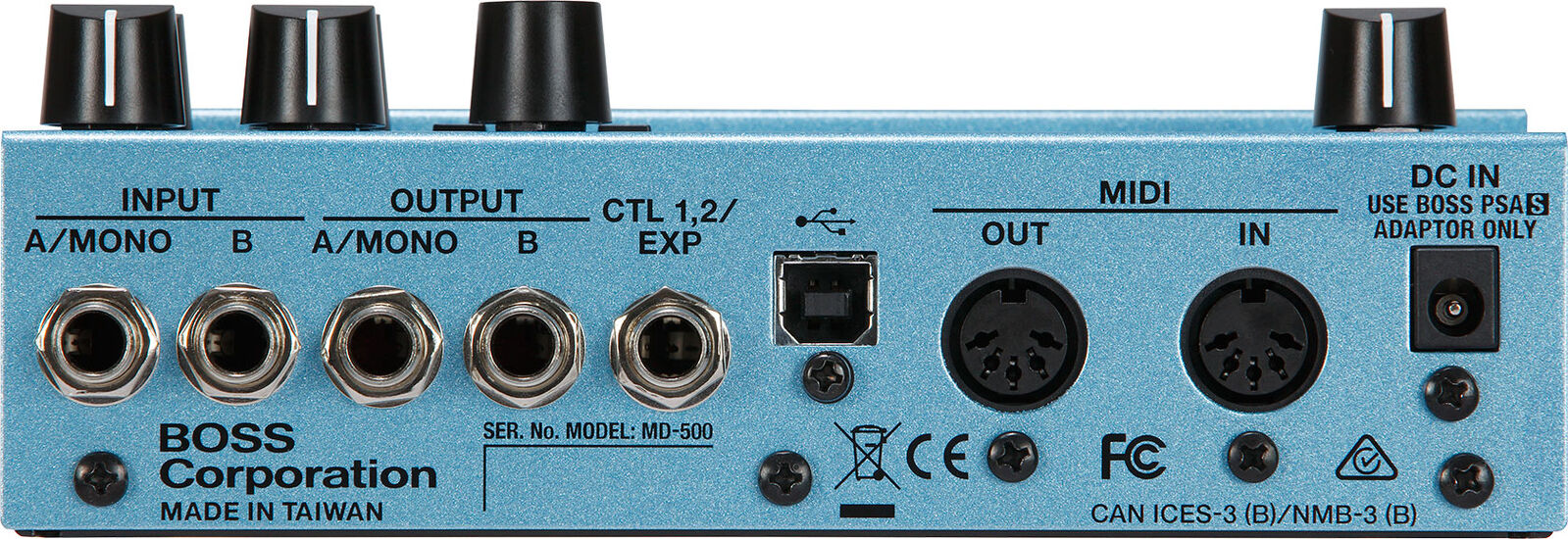 BOSS MD-500 Modulation Effects Processor - 28 Algorithms, Advanced Programming, 500 Series — view 4