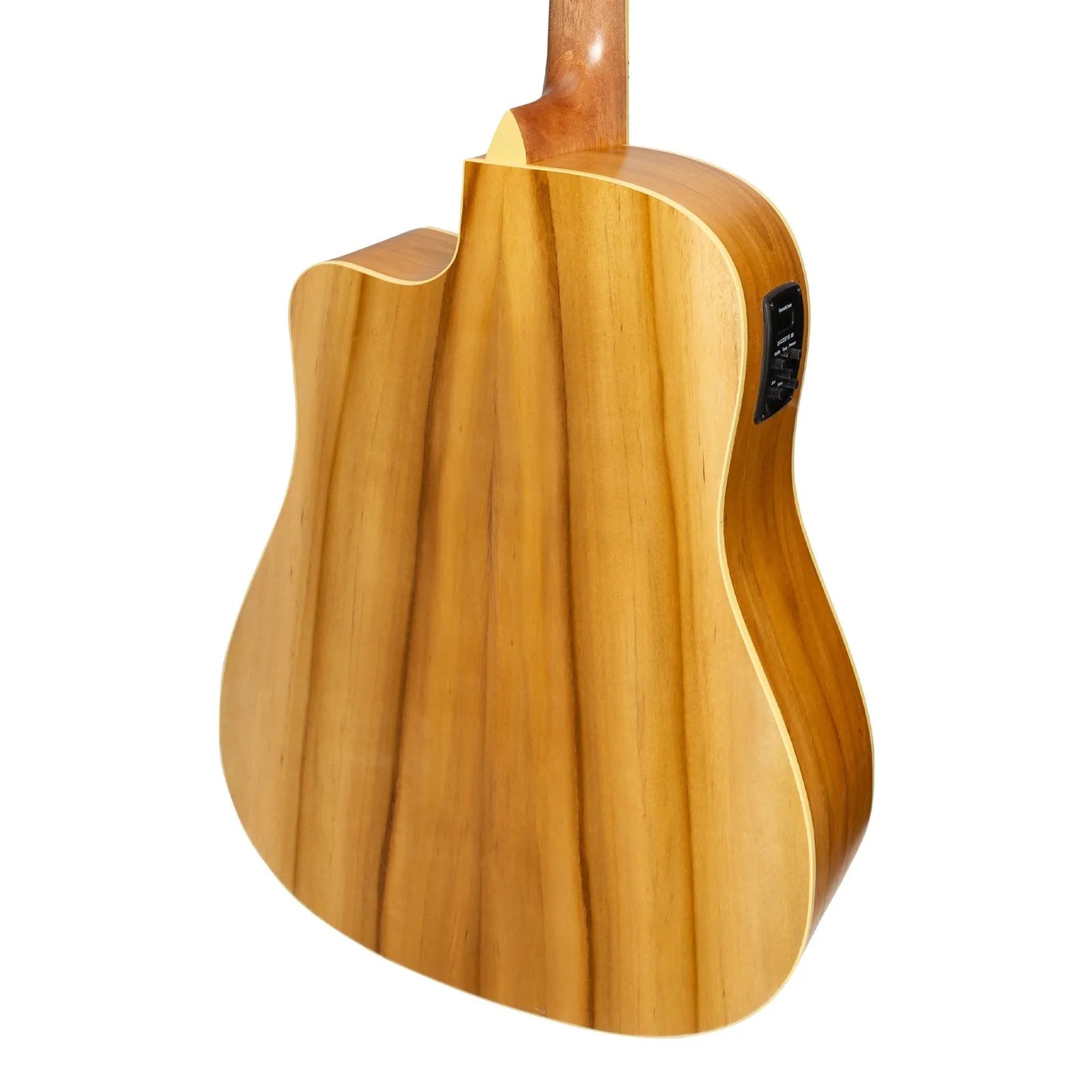 Martinez MDC-41 Dreadnought Cutaway Acoustic-Electric Guitar - Spruce/Jati-Teakwood — view 5