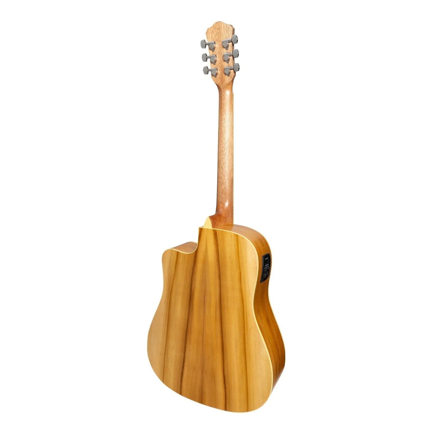 Martinez MDC-41 Dreadnought Cutaway Acoustic-Electric Guitar - Spruce/Jati-Teakwood — view 2