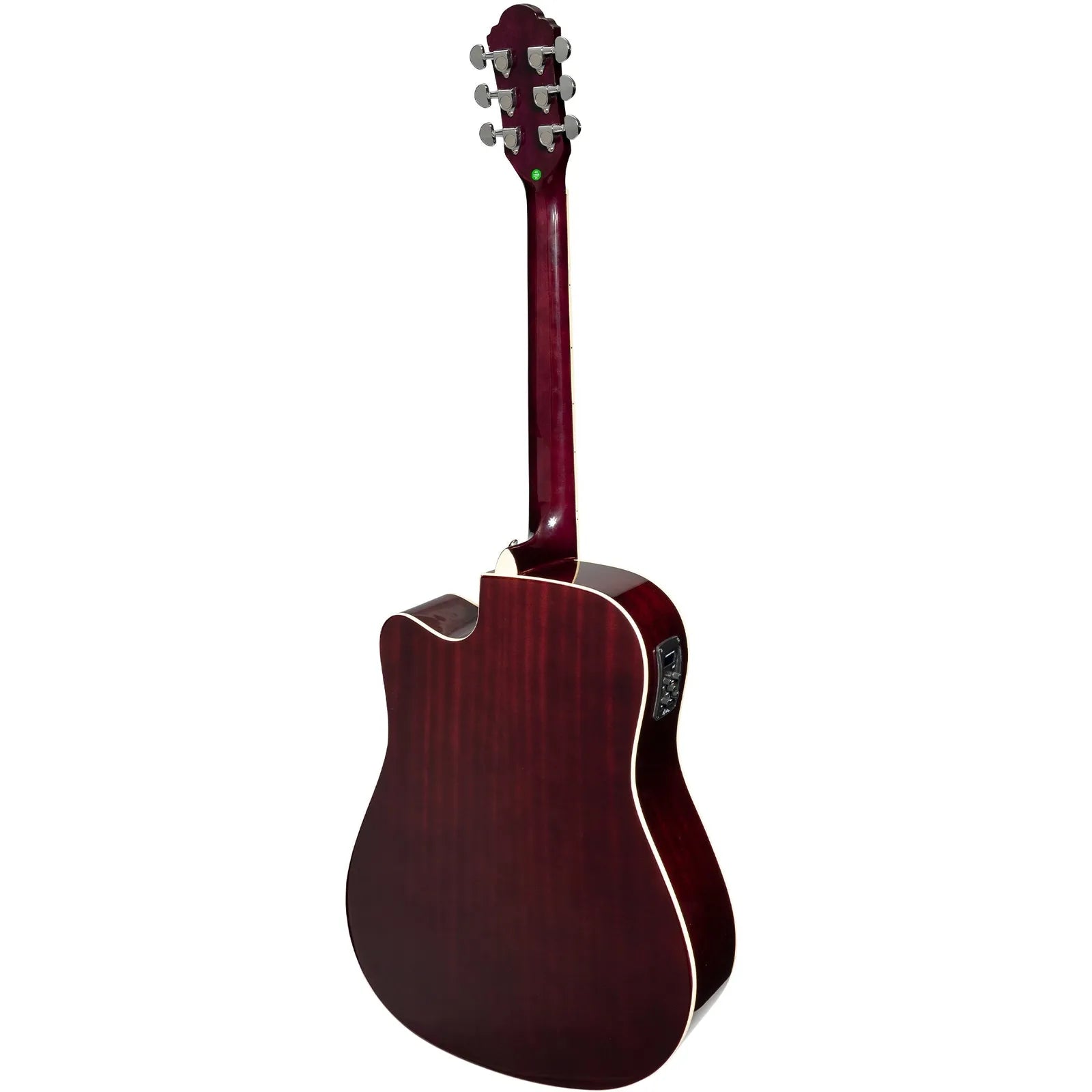 Martinez MDC-41G-TPB Dreadnought Acoustic Guitar Gloss Purple Burst — view 3