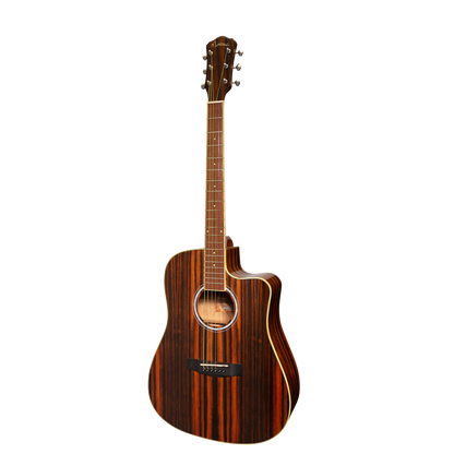 Martinez '51 Series' Acoustic-Electric Dreadnought Cutaway Guitar Amara Gloss MDC-51G-AMA