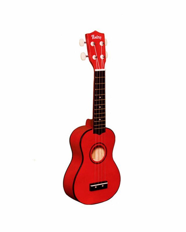 Monterey Traveler Electric Guitar MDE-34SB with Free Red Ukulele Bundle — view 3