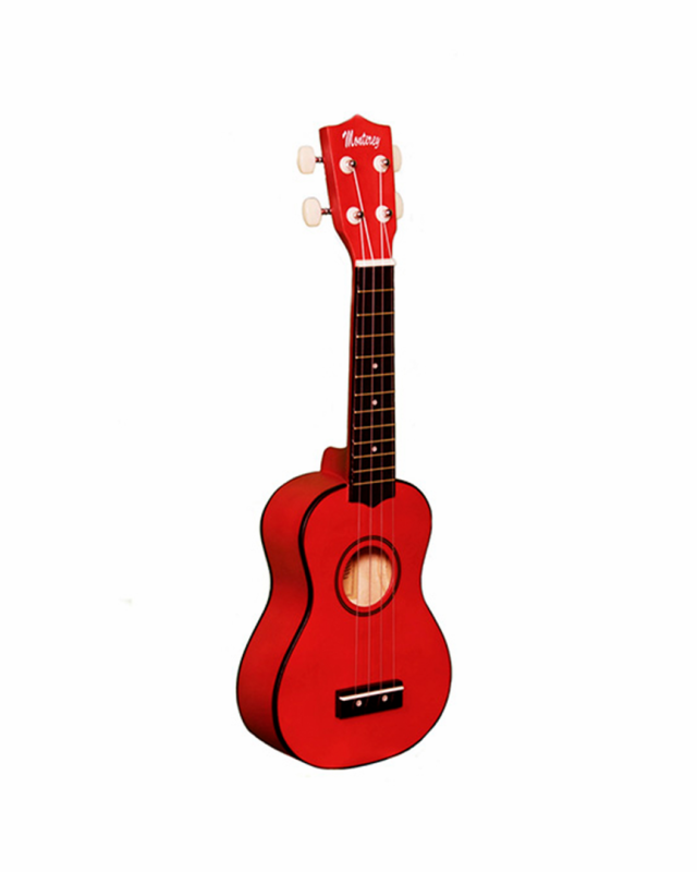 Monterey Traveler Electric Guitar MDE-34SB with Free Red Ukulele Bundle — view 4