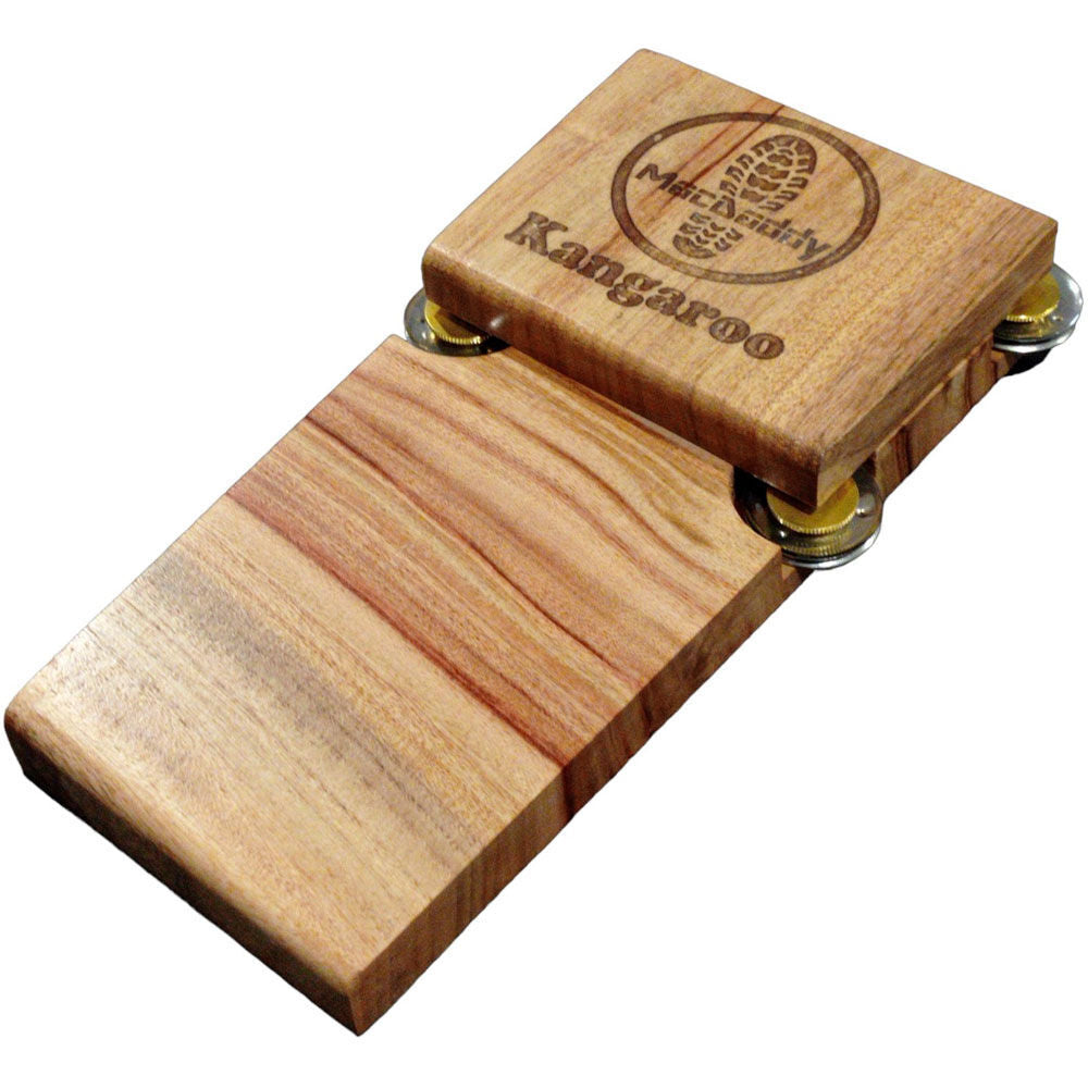 Macdaddy MDKA2 Kangaroo Stomp Box with Tambourine Jingles in Natural Finish