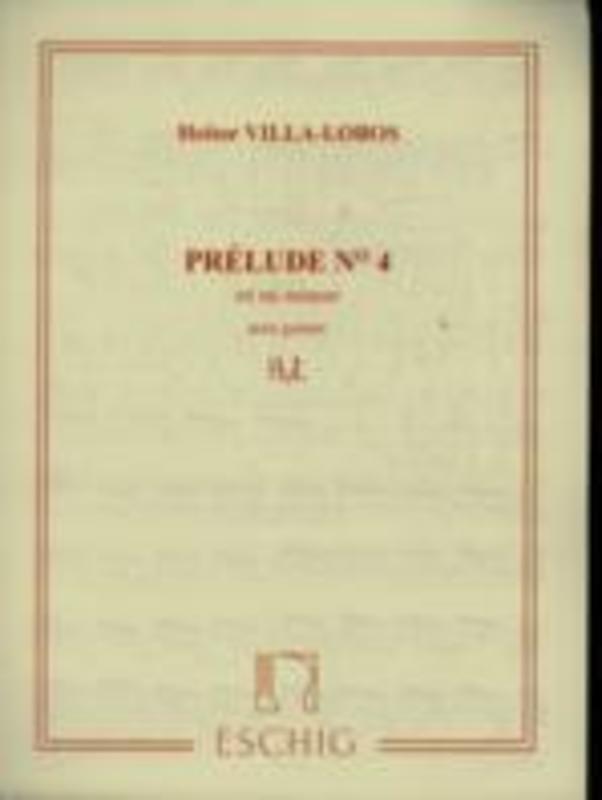 Prelude No 4 Book
