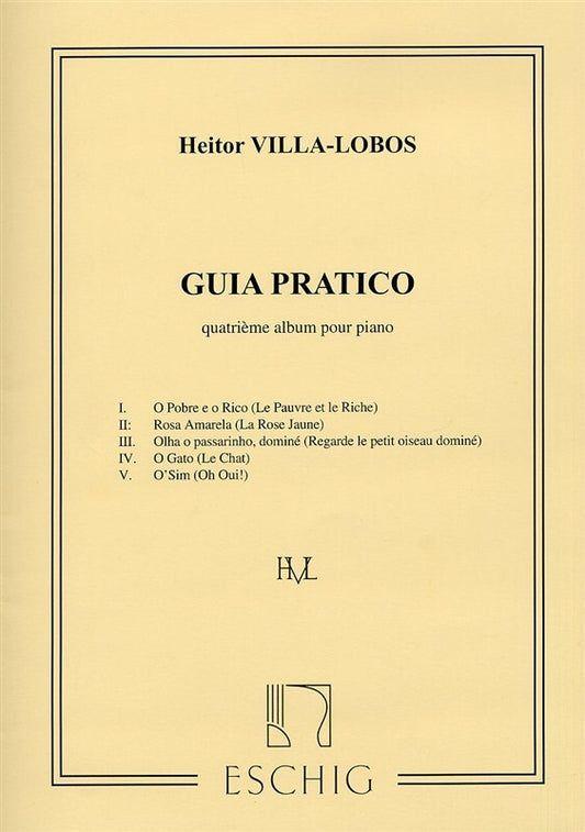 Villa-Lobos - Guia Pratico Album No 4 For Piano Softcover Book (Piano)