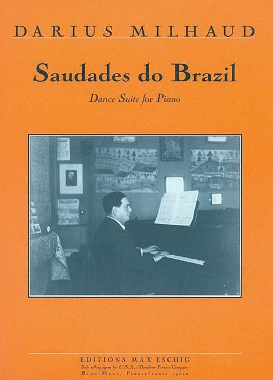Milhaud - Saudades Do Brazil Op 67 Dance Suite Piano Book