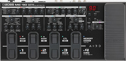 BOSS ME-90 Guitar Multi Effects Processor with AIRD Amp Models and Intuitive Control