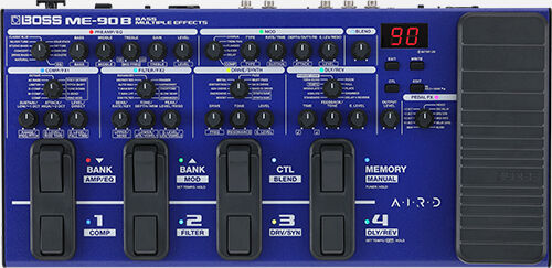 BOSS ME-90B Bass Multi-Effects Processor - 61 Effects, 10 AIRD Preamps, Pro Performance Tools for Bassists
