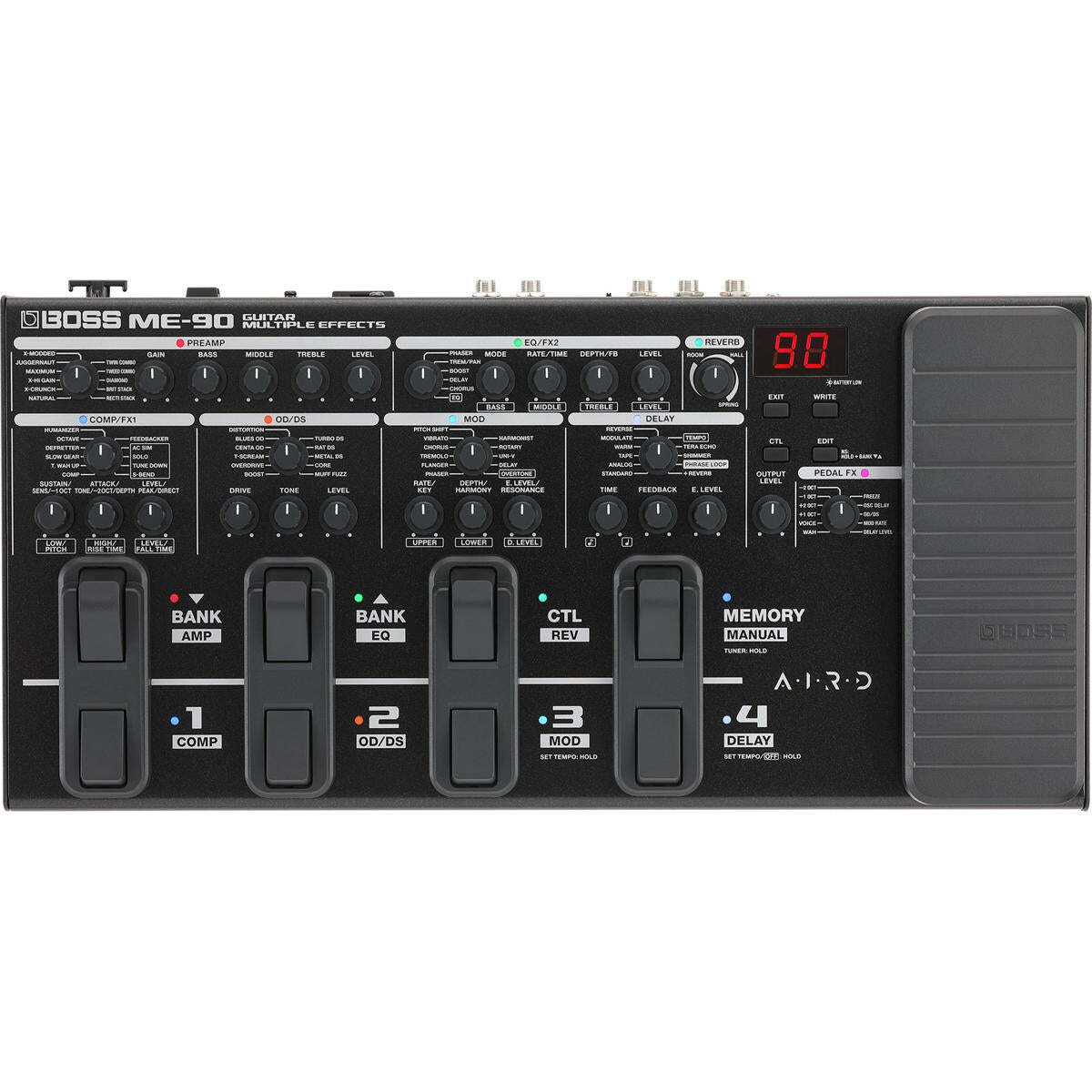BOSS ME-90 Guitar Multi Effects Processor with AIRD Amp Models and Intuitive Control — view 7