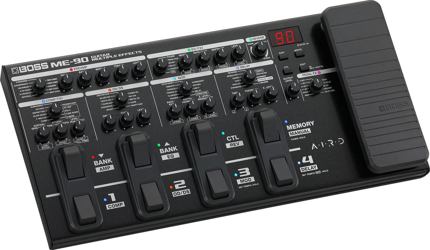 BOSS ME-90 Guitar Multi Effects Processor with AIRD Amp Models and Intuitive Control — view 3