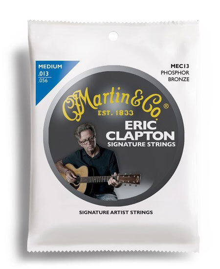Martin Eric Clapton 92/8 Phosphor Bronze Medium Acoustic Guitar String Set MEC13 (13-56)