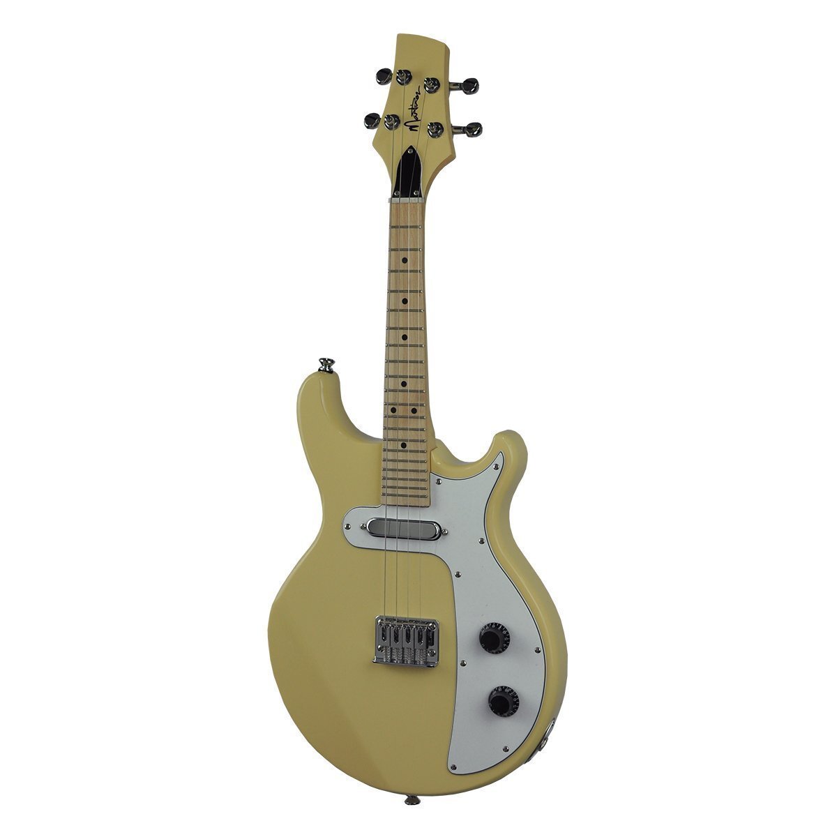 Martinez Electric Mandolin with Gig Bag (White Ivory)