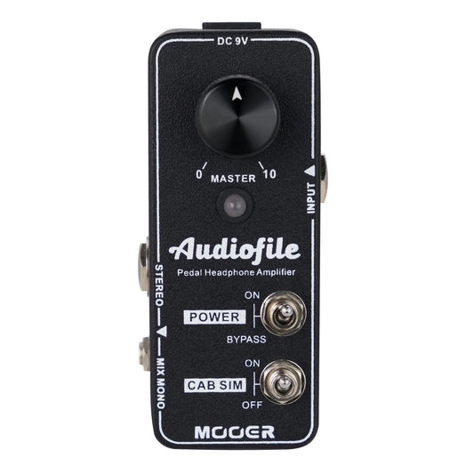 Mooer Audiofile Micro Headphone Amplifier Pedal with Cabinet Simulation