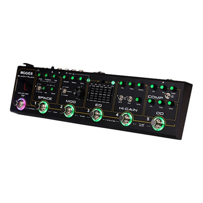 Mooer Black Truck Multi-Effects Pedal with Compressor, Overdrive, Distortion, EQ, Modulation, Delay/Reverb, Tuner, Stereo Outputs — view 3
