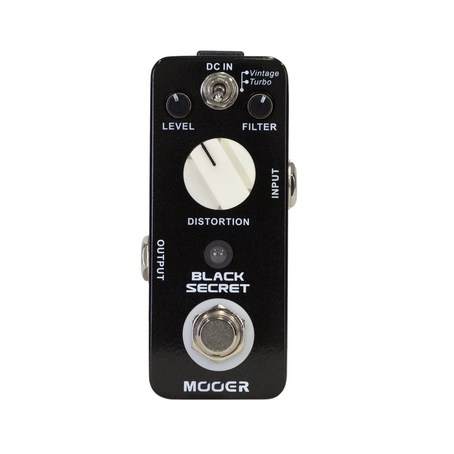 Mooer Black Secret Vintage & Turbo Distortion Micro Guitar Effects Pedal