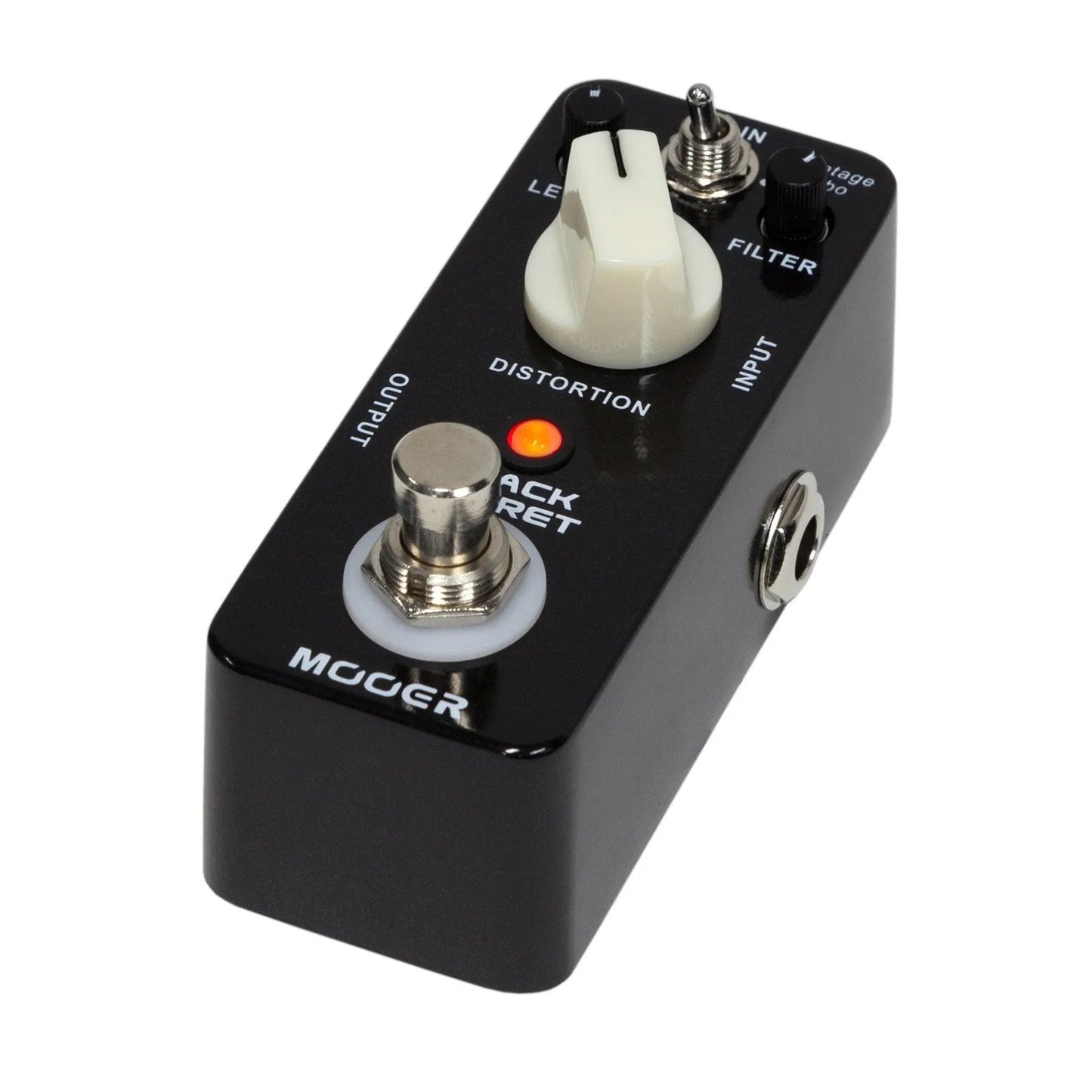 Mooer Black Secret Vintage & Turbo Distortion Micro Guitar Effects Pedal — view 2