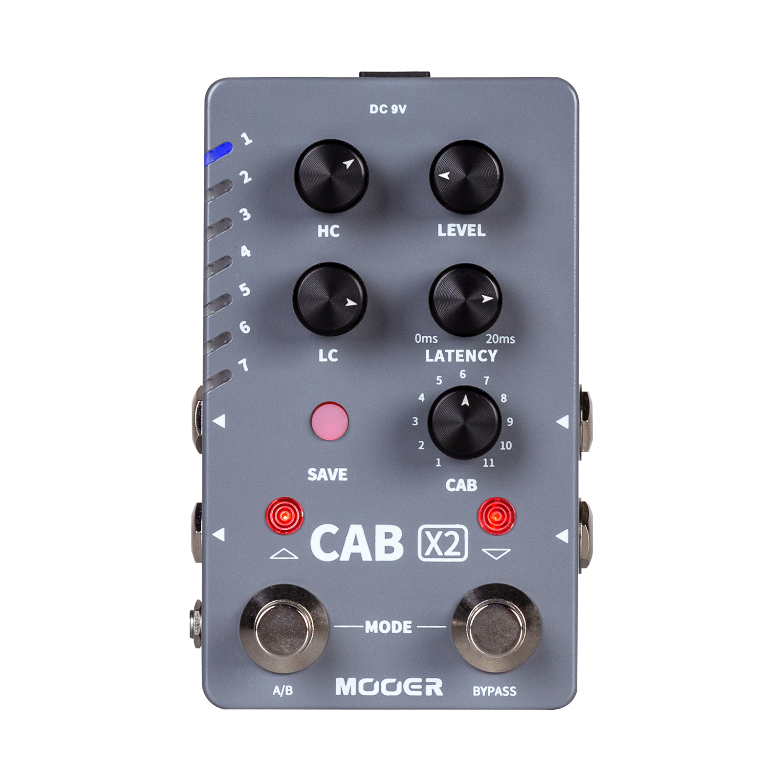 Mooer Cab X2 Dual Footswitch Cabinet Simulator Guitar Effects Pedal