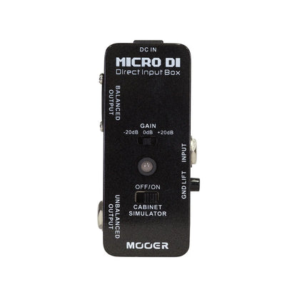 Mooer MEP-DI Micro DI Smart Direct Input Box for Guitar and Bass