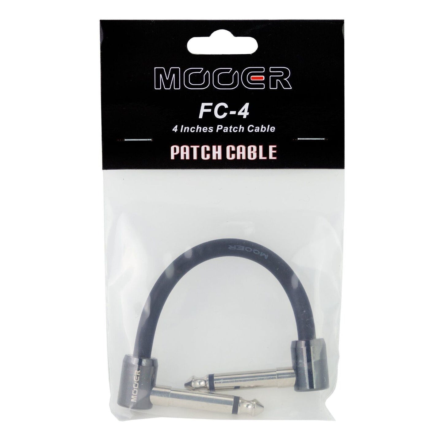 Mooer 4" Low Noise Patch Cable for Effects Pedals — view 2