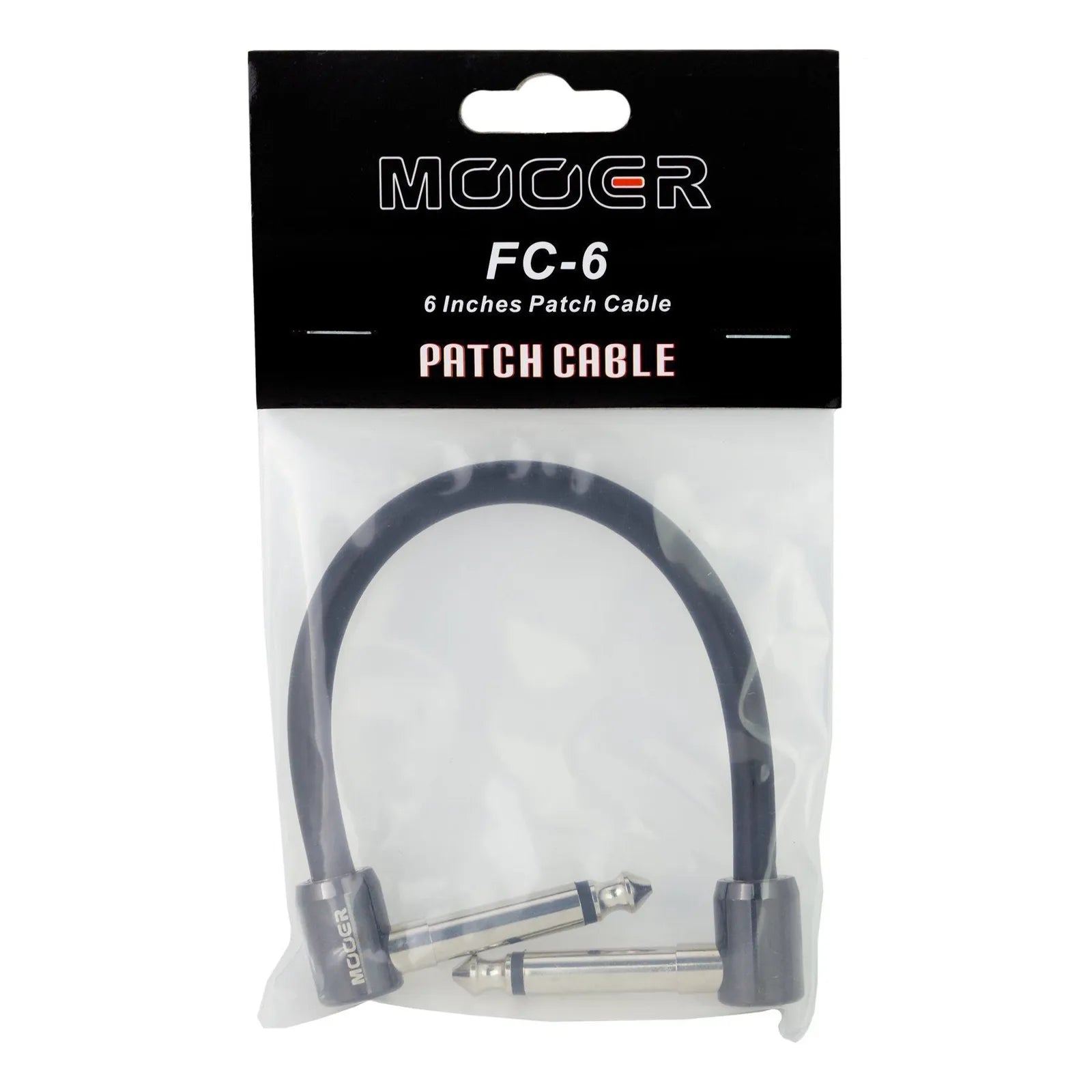 Mooer 6" Low Noise Patch Cable for Effects Pedals — view 2
