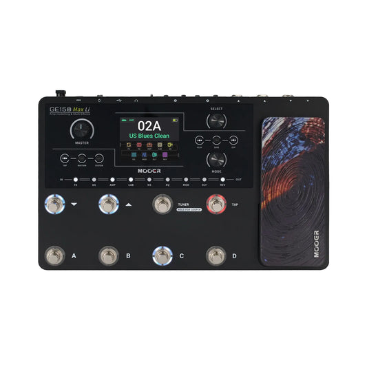 Mooer GE-150 Max Li Rechargeable Guitar Multi-Effects Processor Black