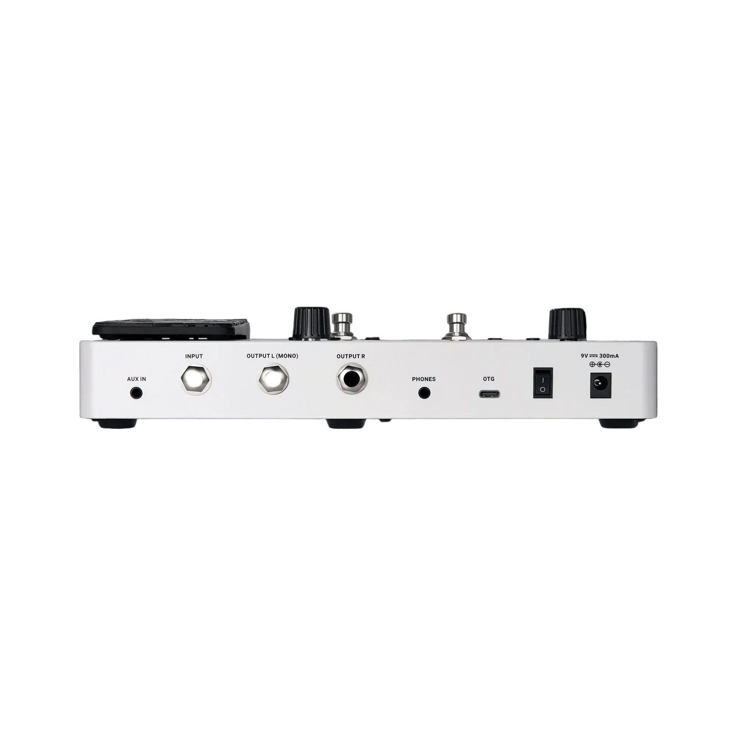 Mooer GE-150 Plus Multi-Effects Processor with Expression Pedal, Looper, Drum Machine, 198 Presets, USB Type-C, AUX IN, White — view 3