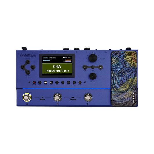 Mooer GE-200 Plus Li Rechargeable Guitar Multi-Effects Processor with 270+ Effects, 74 Preamps, 255 Presets, and 60-Second Looper