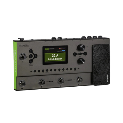 Mooer GE-200 Pro Guitar Multi-Effects Processor with 286 Effects, 3.5" LCD, 70 Drum Patterns, USB-C, Bluetooth, and MIDI I/O